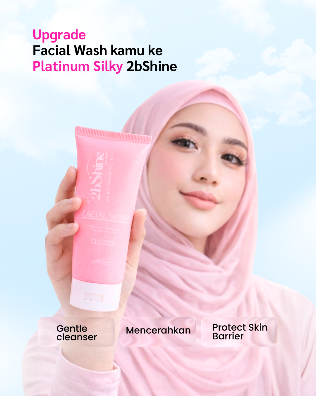 Platinum Silky Facial Wash 2bShine
